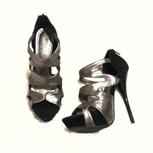 Liliana platform open toe stiletto heels s…